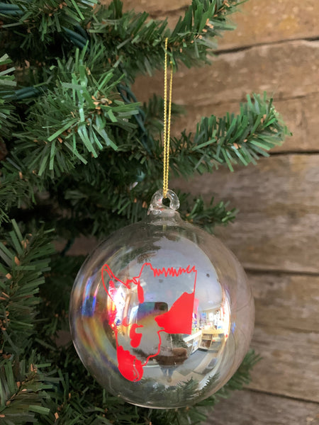Blown glass tree ornaments