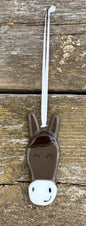 Glass Donkey Ornament