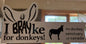 Bumper Sticker-I Brayke for donkeys!