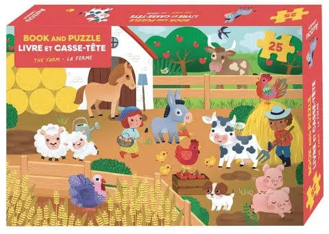 Farm book and puzzle