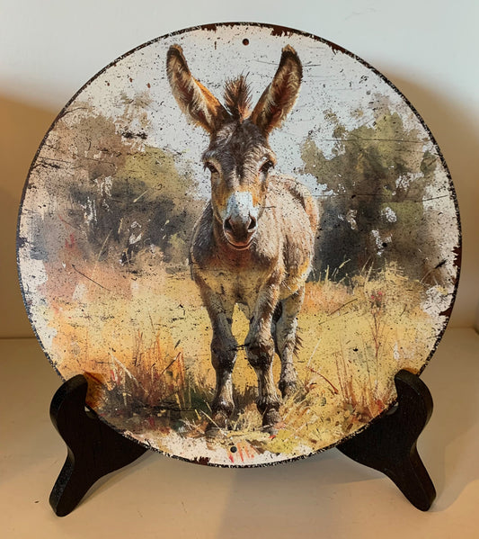 Aluminum Donkey Sign