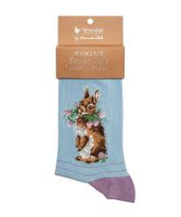 Wrendale Socks, Women's Rabbit Socks