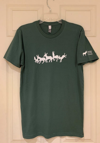 Short sleeve t-shirt, Running Donkeys