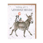 Wrendale "Birthday Donkey Ride" Card