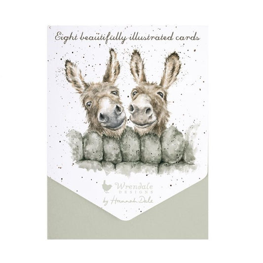 Wrendale 'Hee Haw' Donkey Notecard Set