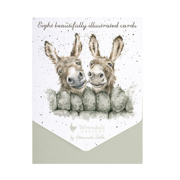 Wrendale 'Hee Haw' Donkey Notecard Set