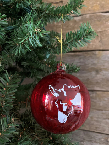 Blown glass tree ornaments
